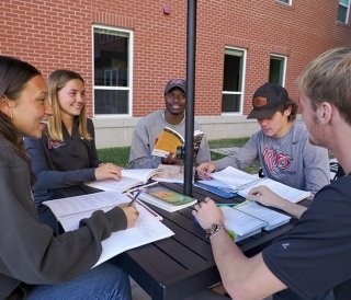 Students Studying