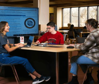 Students in Library